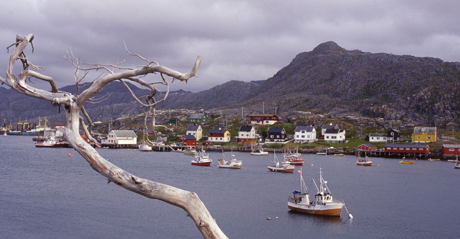 The small village of Gjesvaer, North Cape, Norway